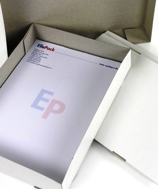 Paraatdozen, 475 grams, A-4, 50 mm hoog, wit/grijs, 50 stuks per doos-0