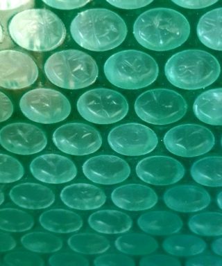 Luchtkussenfolie, kleine nop, 45 My, 150 cm x 100 m per rol