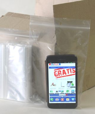 Gripzakken, LDPE, 50 My, transparant, 100 x 150 mm-837