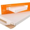 Brievenbusdoos, wit, 260 x 170 x 28 mm, incl. plakstrip-0