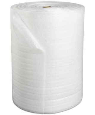 Foam, 1 mm, wit, 100 cm x 500 m per rol
